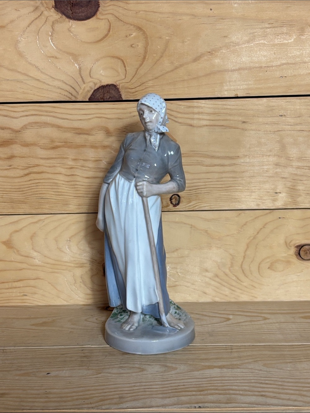 Royal Copenhagen porcelain figure peasant woman